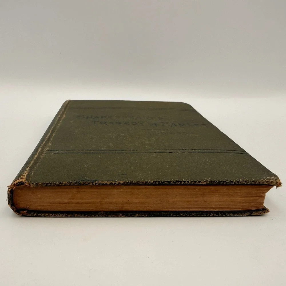 Antique 1879 Shakespeares Tragedy of Hamlet Hudson Ginn & Co Hardcover Book
